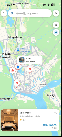 Explore on the map
